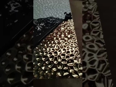 Metalen platen van gehamerd roestvrij staal voor wand- of plafondplaten